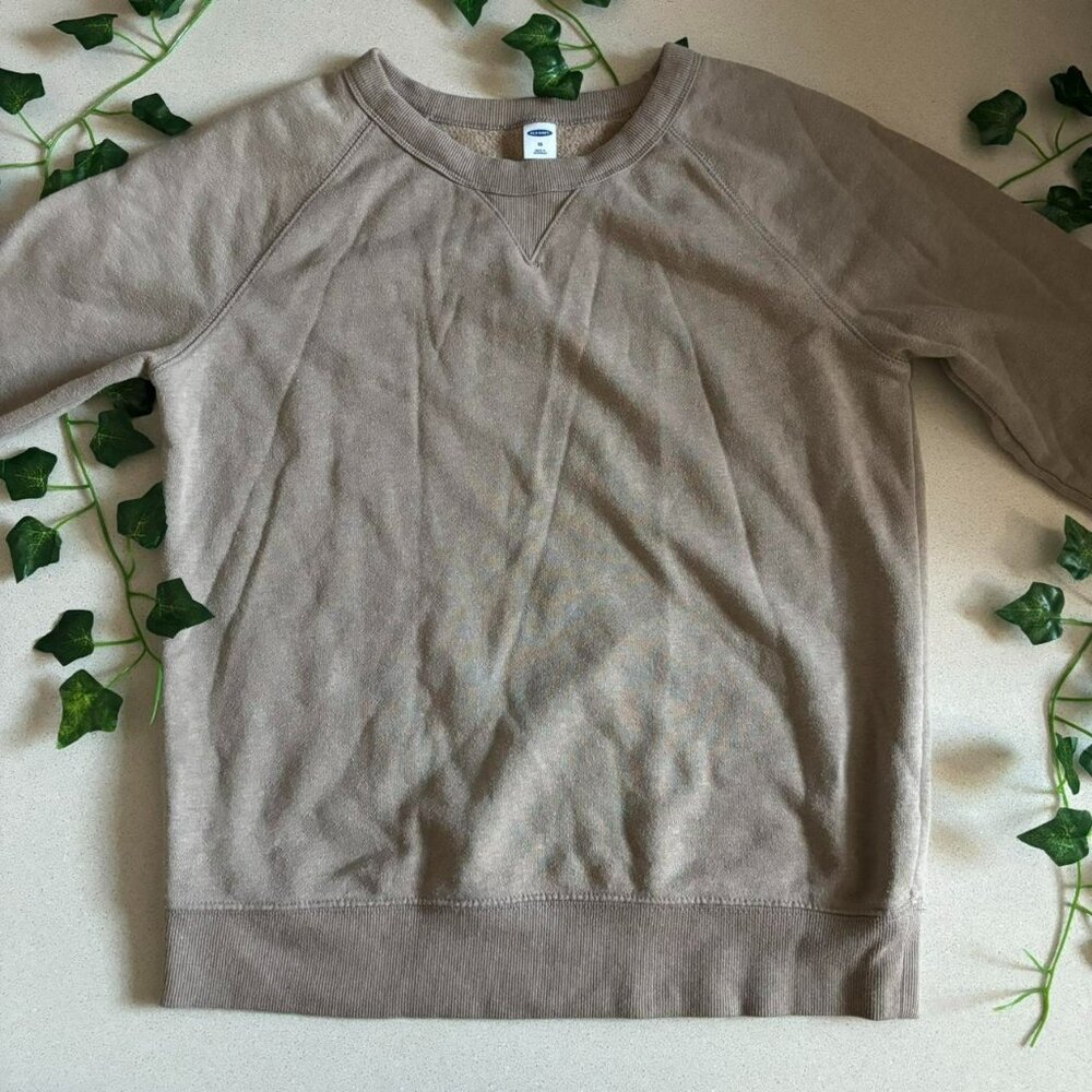 Tan sweatshirt from old navy